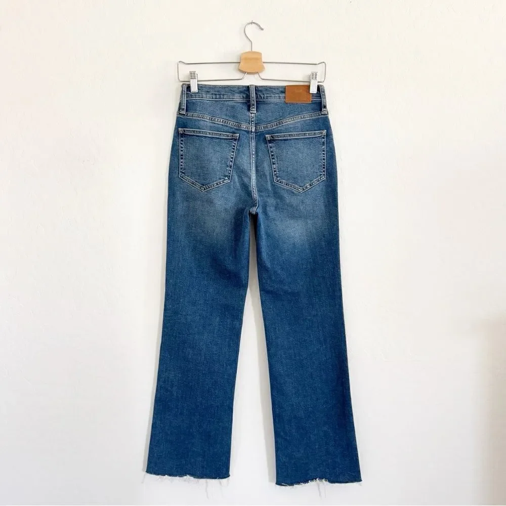 NEW J. Crew High-rise slim demi-boot jean in Surf wash Size 26